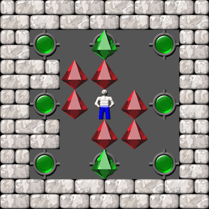 Сокобан More Bugs collections уровень 214